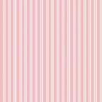 Leaf Drop Stripes Wallpaper (mid-pink) by ATADesigns