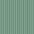 Leaf Drop Stripes Wallpaper (vintage-blue-green) by ATADesigns