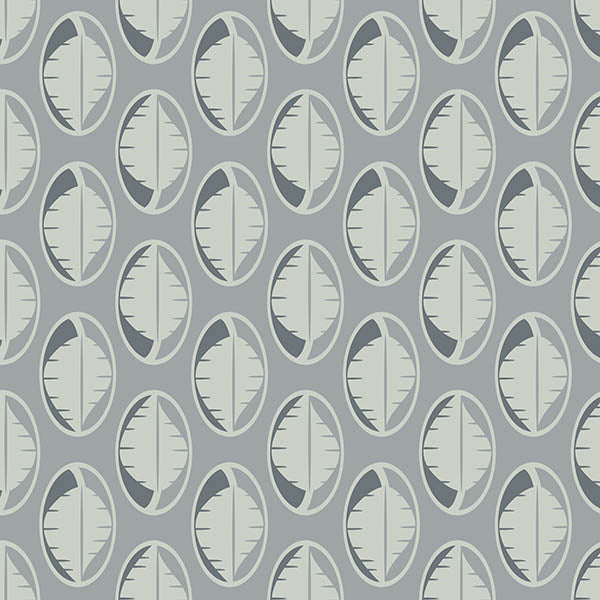 Leaves Drop Wallpaper (dark-grey-mix) by ATADesigns