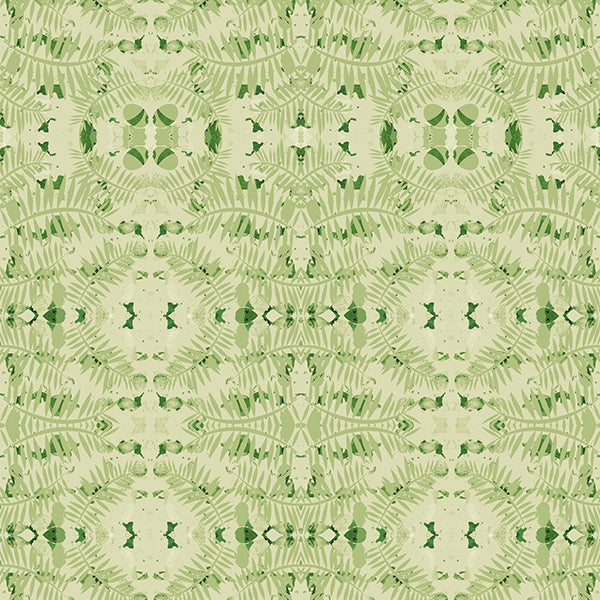 Leafy Wallpaper (green) by ATADesigns