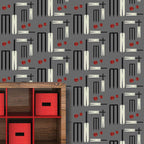 Lets Play Cricket Wallpaper (dark-grey) by ATADesigns