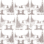 London City Wallpaper (grey) by ATADesigns