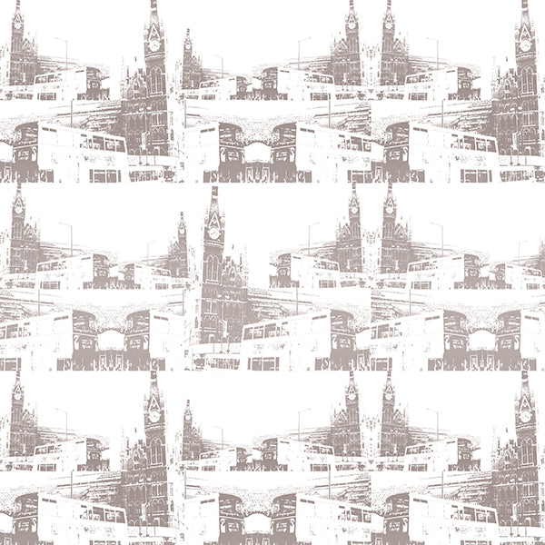 London City Wallpaper (grey) by ATADesigns