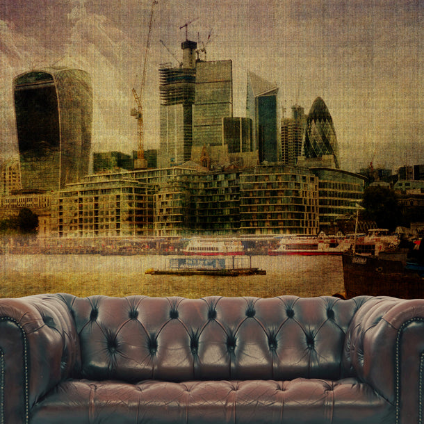 London Skyine Mural