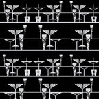 Manhattan Bar Art Deco Wallpaper by ATADesigns