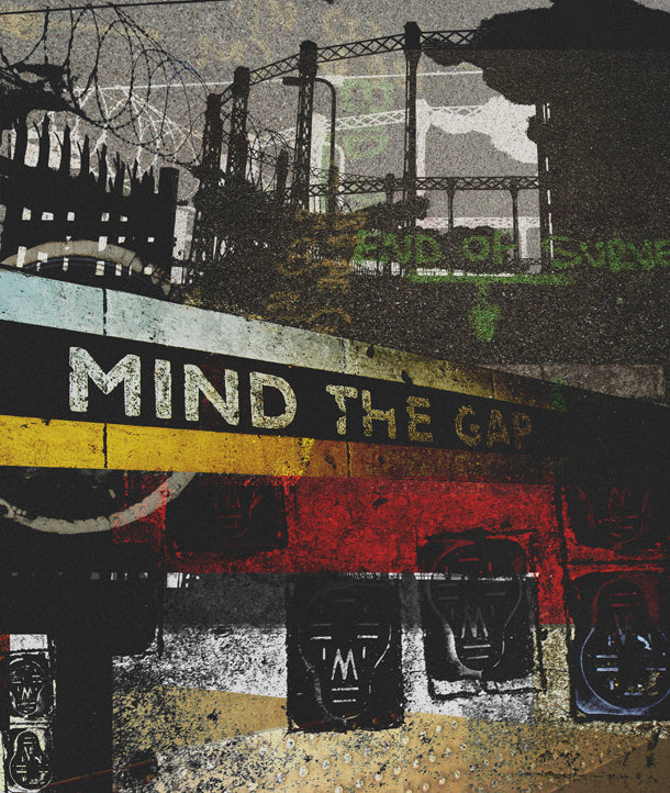Mind The Gap London Mural