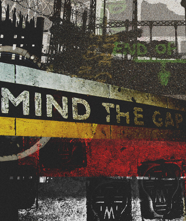 Mind The Gap London Mural