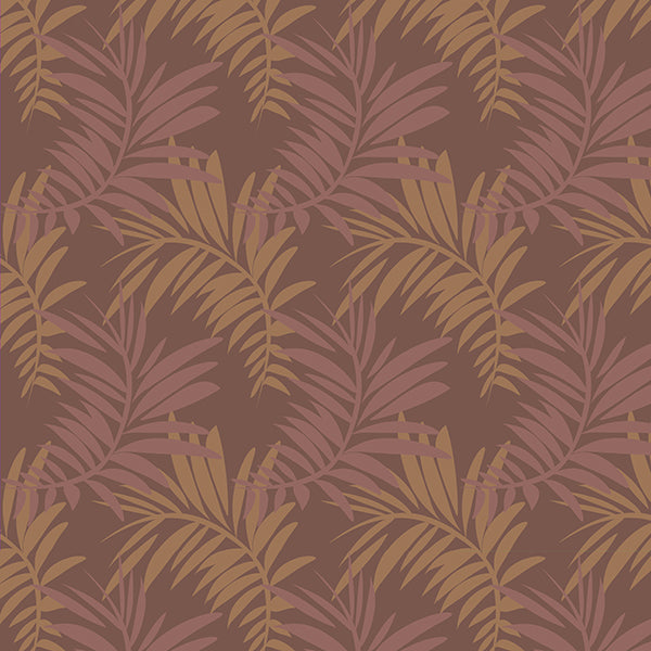 Palm Leaves Wallpaper 1 (brown) by ATADesigns