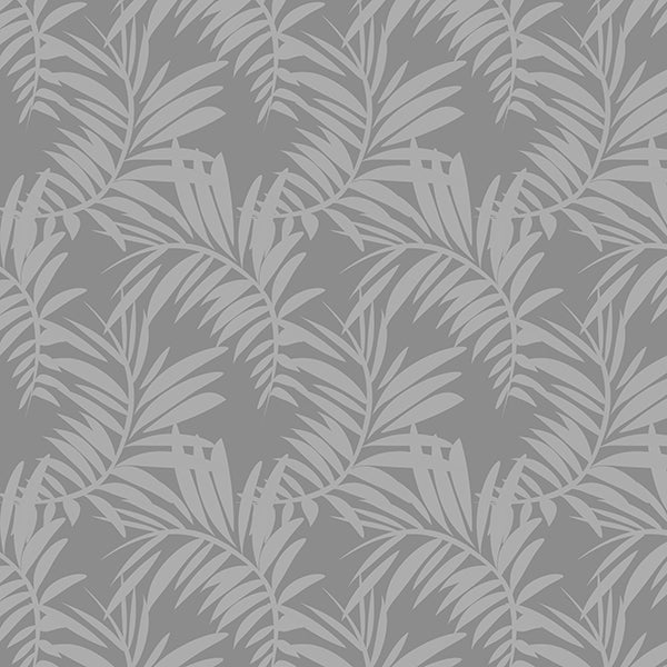 Palm Leaves Wallpaper 1 (grey-on-grey) by ATADesigns