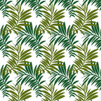 Palm Leaves Wallpaper 2 (dark-olive-green-mix) by ATADesigns