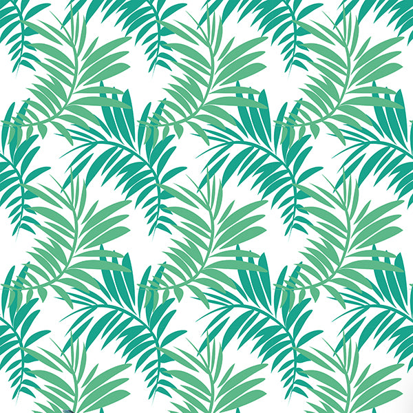palm leaves (pastel-green-mid) Wallpaper by ATADesigns