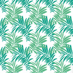 palm leaves (pastel-green-mid) Wallpaper by ATADesigns