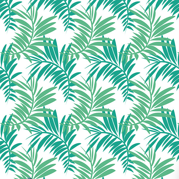 palm leaves (pastel-green-mid) Wallpaper by ATADesigns
