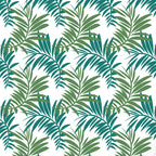 Palm Leaves (turqois-green-mix) Wallpaper by ATADesigns