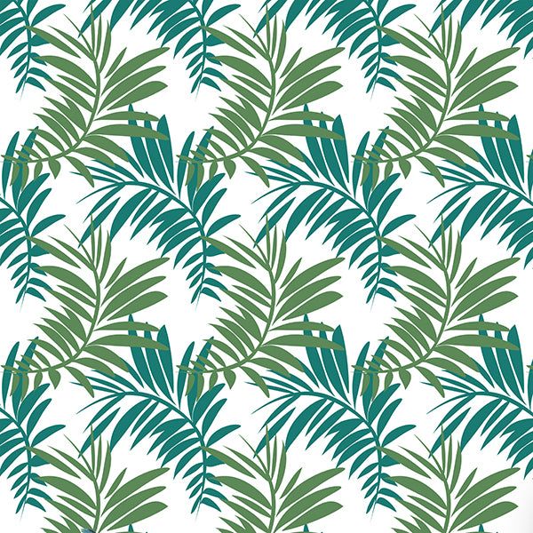 Palm Leaves (turqois-green-mix) Wallpaper by ATADesigns