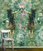 Pearlescent Ladies Mural (green essence)