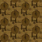 Pennyfarthing Bicycle Wallpaper (golden-brown) by ATADesigns