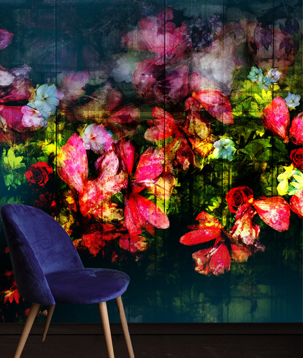 Regents Floral Expression Mural by ATADesigns