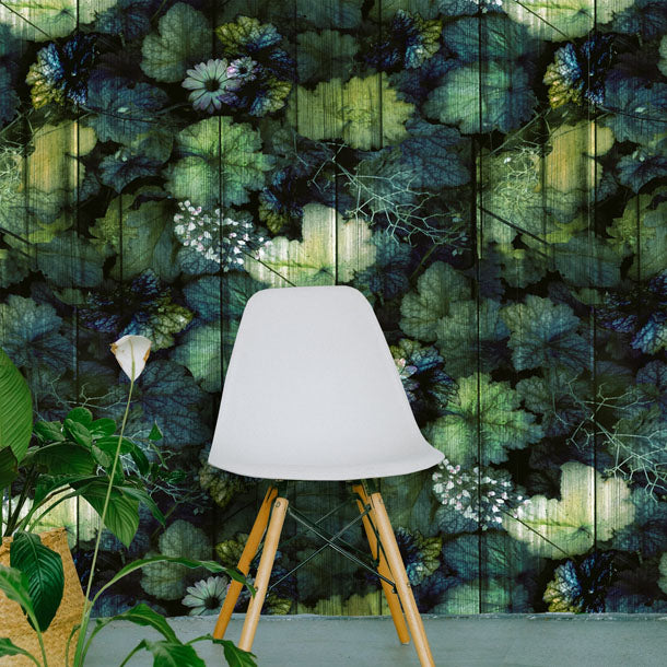 Regents Foliage Wallpaper (evergreen) by ATADesigns