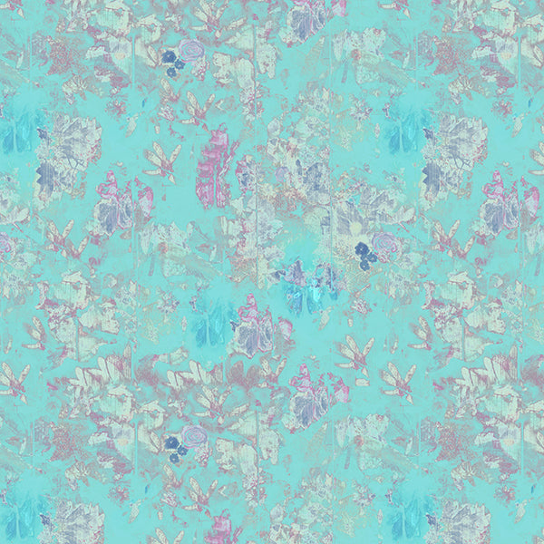 Regents Fresh Floral (spring-blue-green) by ATADesigns