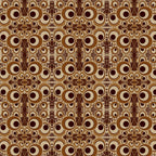 Retro Circle Wallpaper (vintage-brown) by ATADesigns