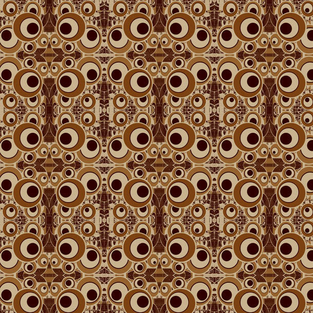 Retro Circle Wallpaper (vintage-brown) by ATADesigns