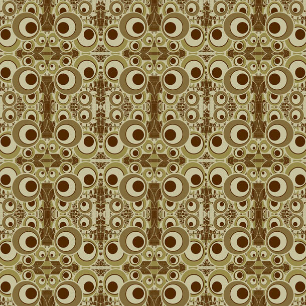 Retro Circle Wallpaper (vintage-green) by ATADesigns