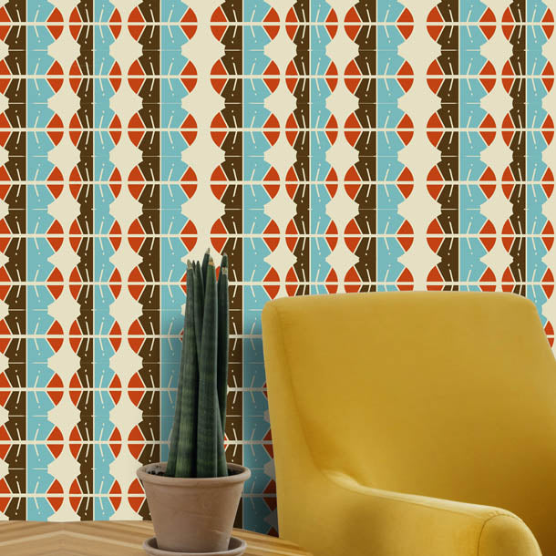 Retro Lantern Wallpaper by ATADesigns