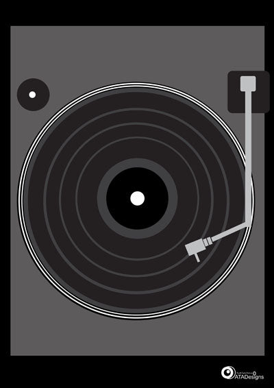 Single Deck Retro Art Print