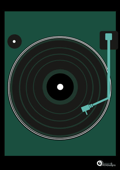 Single Deck Retro Art Print