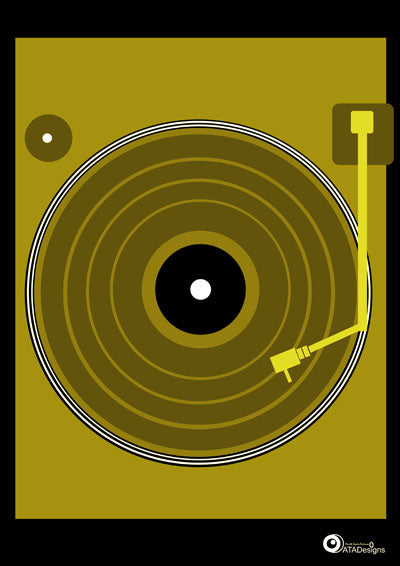 Single Deck Retro Art Print