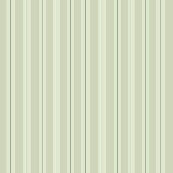 Floral Blossom Stripes Wallpaper (fresh-green) by ATADesigns