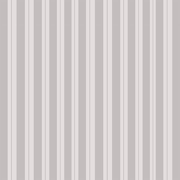 Floral Blossom Stripes Wallpaper (soft-grey) by ATADesigns