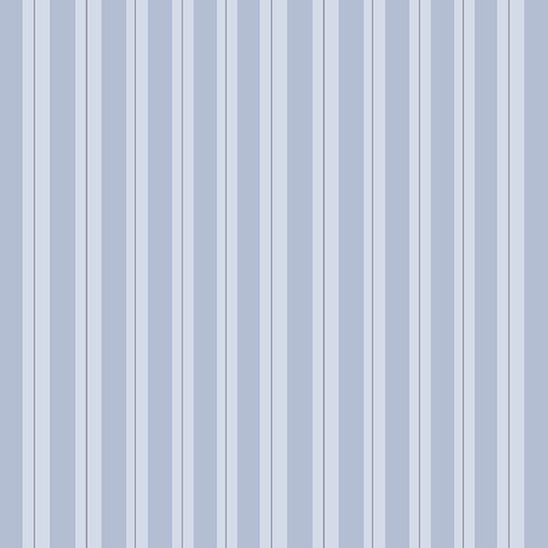 Floral Blossom Stripes Wallpaper (soft-lavender)