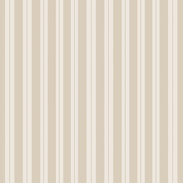 Floral Blossom Stripes Wallpaper (wam-beige) by ATADesigns