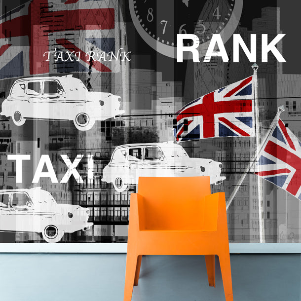 Taxi Rank London Mural