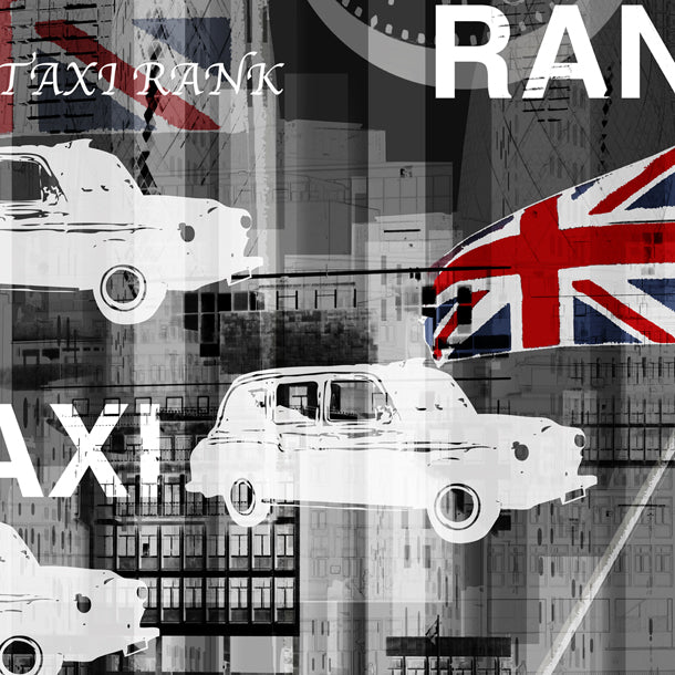Taxi Rank London Mural