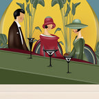 The Socialites Art Deco Mural