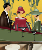 The Socialites Art Deco Mural