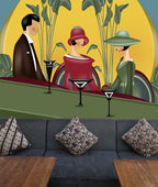 The Socialites Art Deco Mural