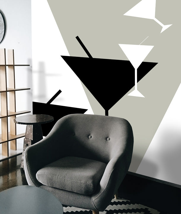 Tipsy Art Deco Mural