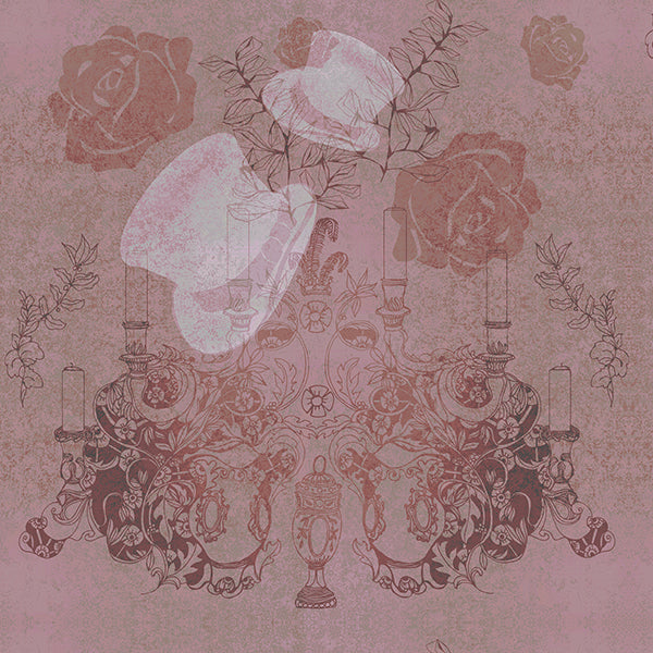 Top Hat No Tail (ghost-tattoo-pale-pink) by ATADesigns