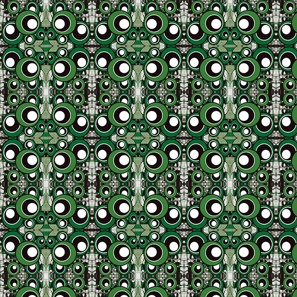 Urban Circle Wallpaper (green) by ATADesigns