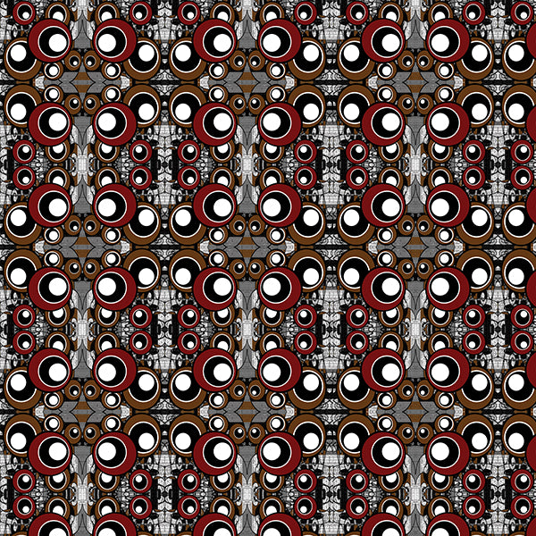 Urban Circle Wallpaper (red) by ATADesigns